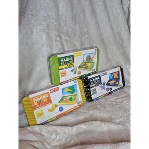 Mini farm/space/insect Magne Builds Magnetic tiles 120pcs total